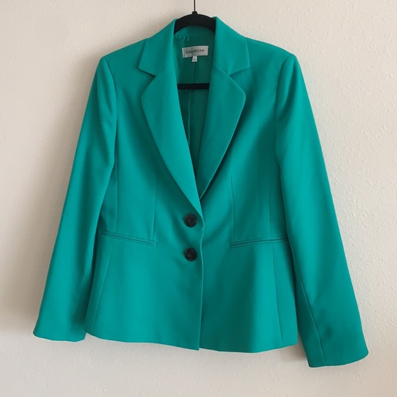 Evan Picone beautiful emeral deep green Blazers - Picture 3 of 9